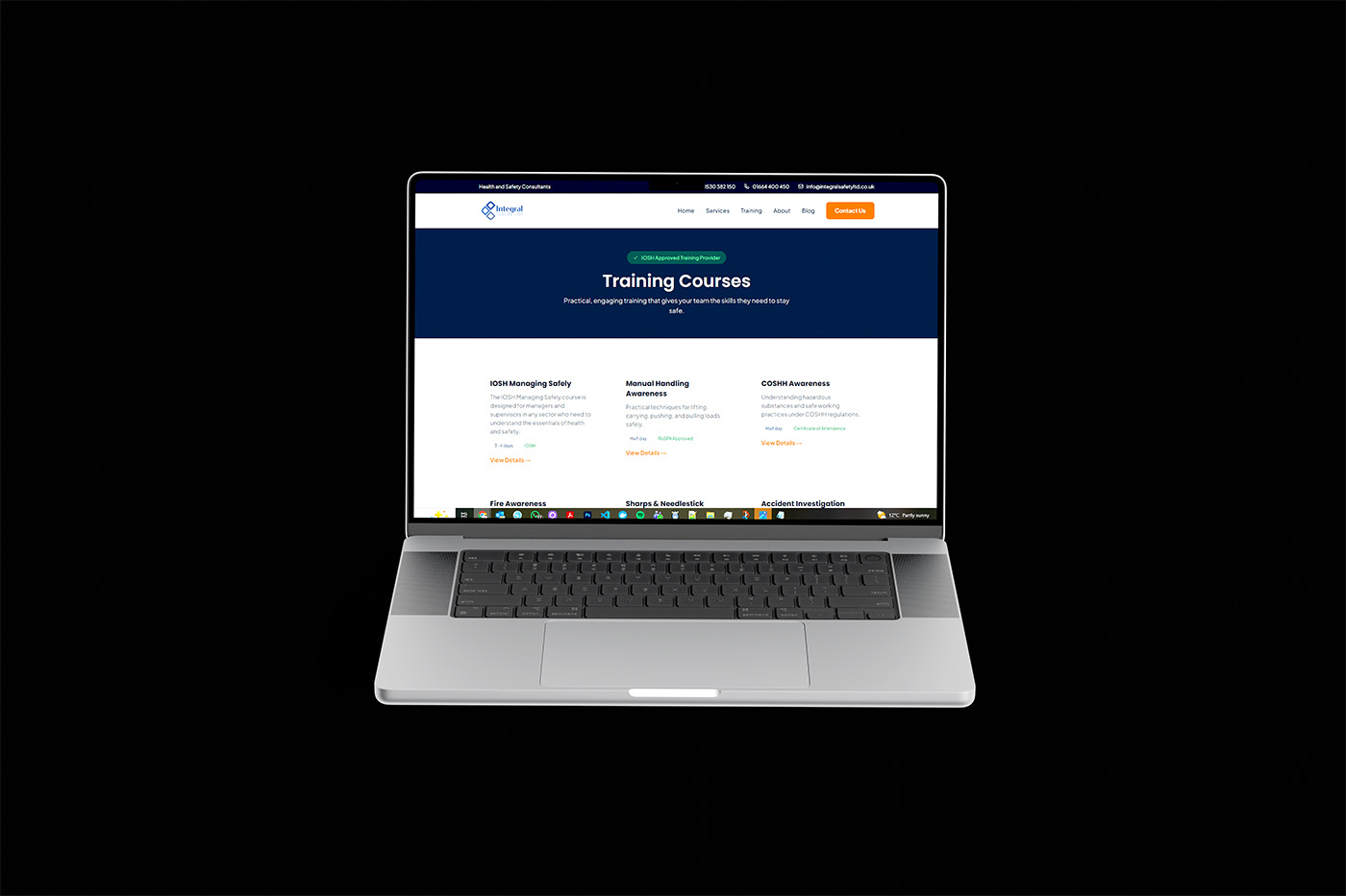 Integral Safety training section